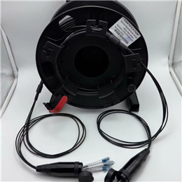 Tactical Outdoor LC Patch Cable with Drum